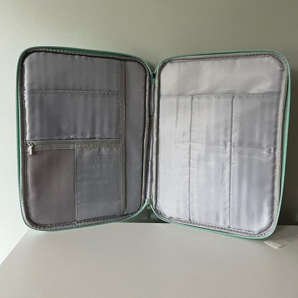 New 12.9" Tablet Sleeve Padded Mint Green for ipad Pro Surface Pro Galaxy TabS8 - Picture 6 of 13